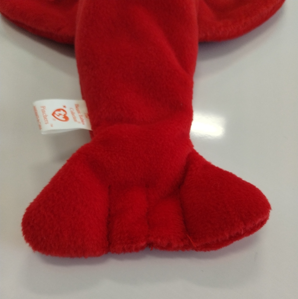 ✓TY Beanie Baby "Pinchers" the Red Lobster Plush - Picture 9 of 14